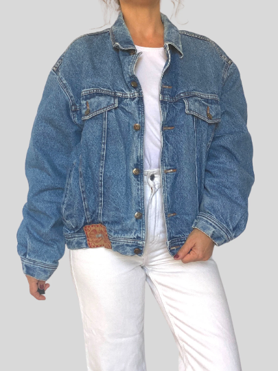 Sherpa denim jacket