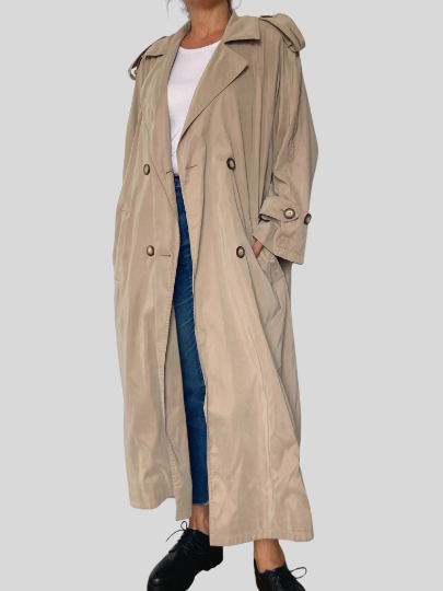Green Lightweight Trench Coat