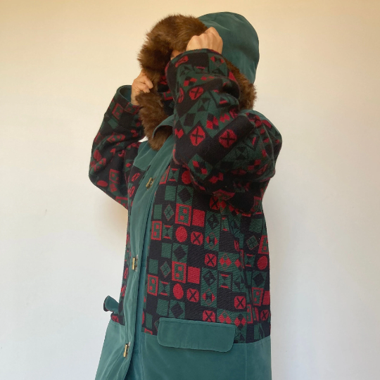 Green Parka jacket