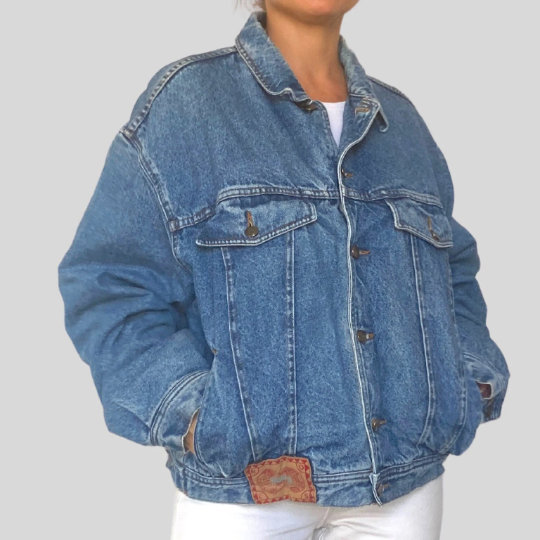 Sherpa denim jacket