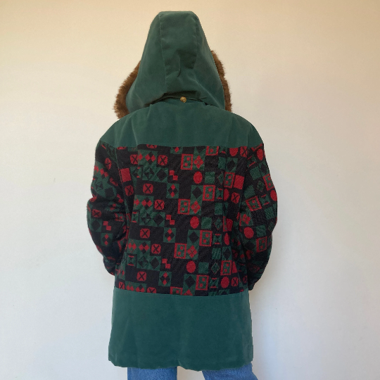 Green Parka jacket