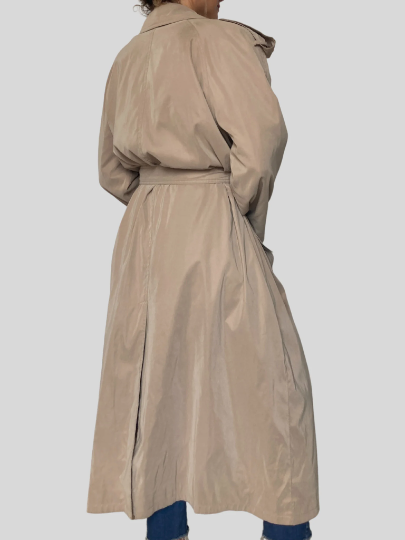 Green Lightweight Trench Coat