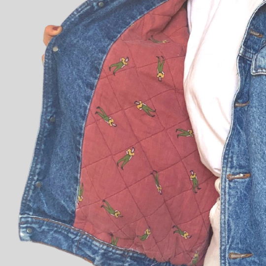 Sherpa denim jacket