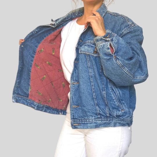 Sherpa denim jacket