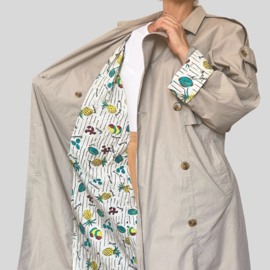 Fruit Trench Coat