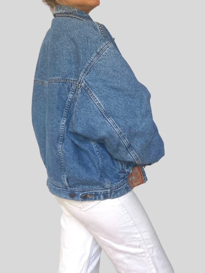 Sherpa denim jacket