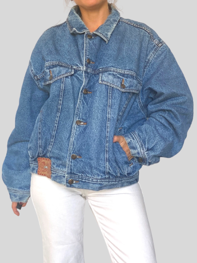 Sherpa denim jacket