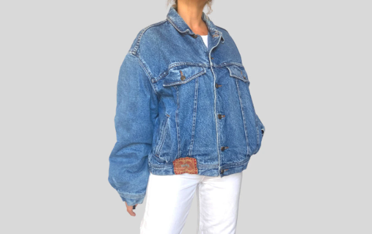 Sherpa denim jacket