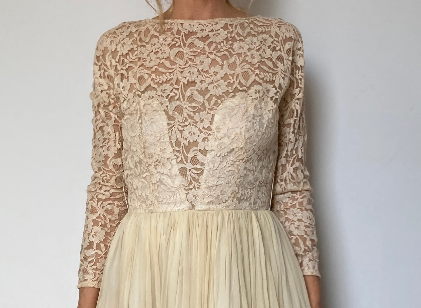 Vintage Tulle Lace Dress