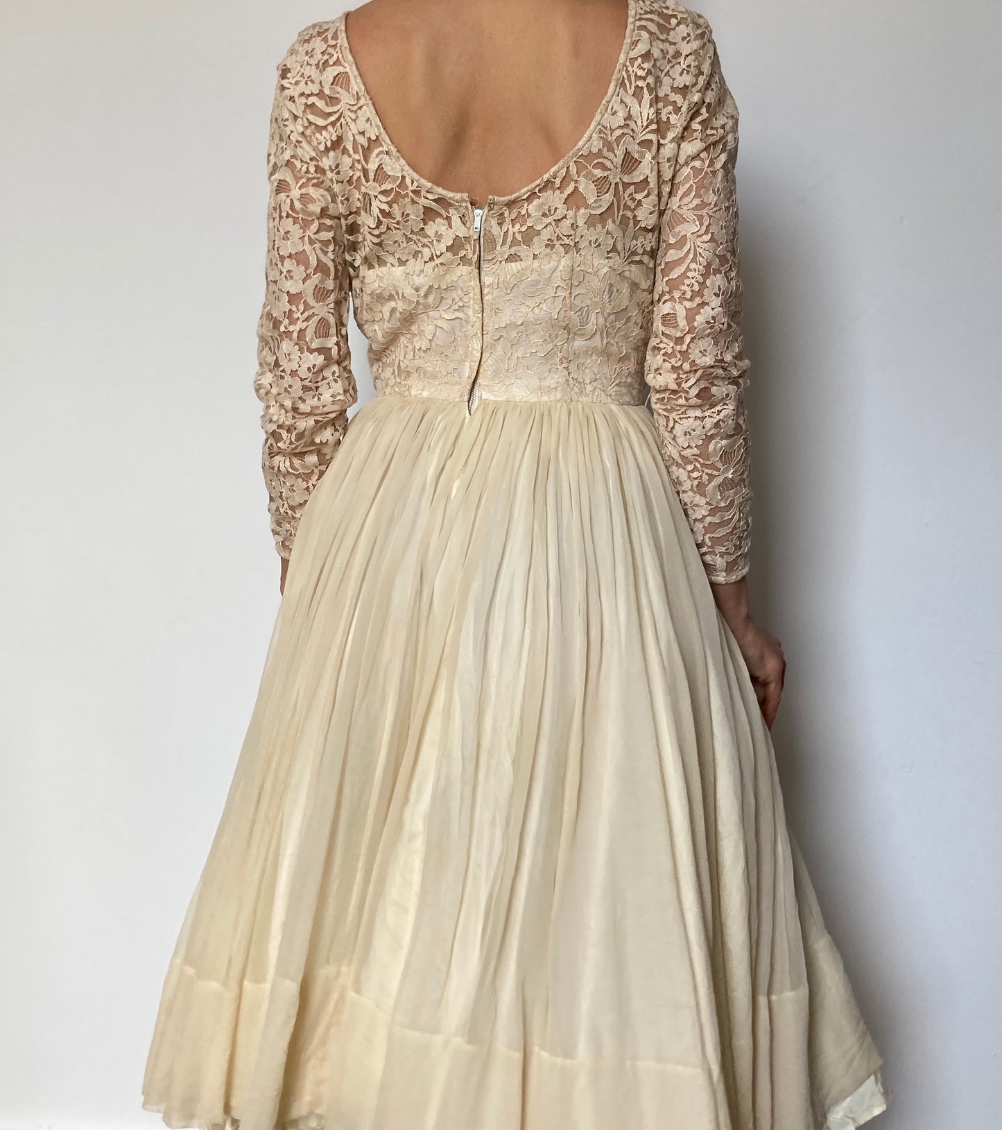 Vintage Tulle Lace Dress