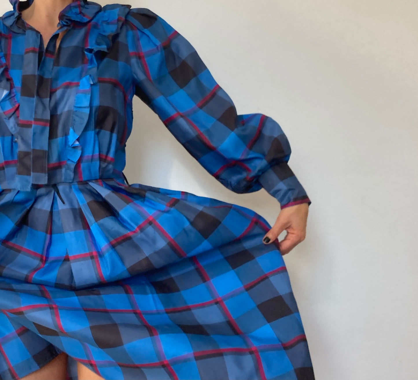 Plaid Midi dress