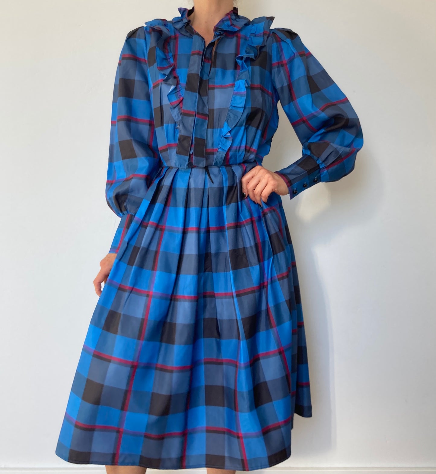 Plaid Midi dress