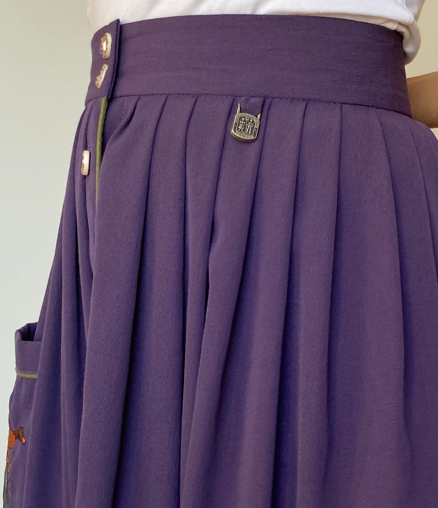 Purple skirt