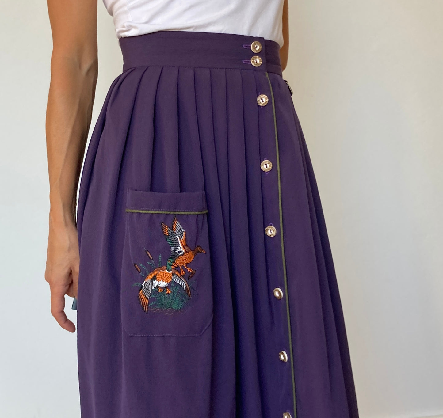 Purple skirt