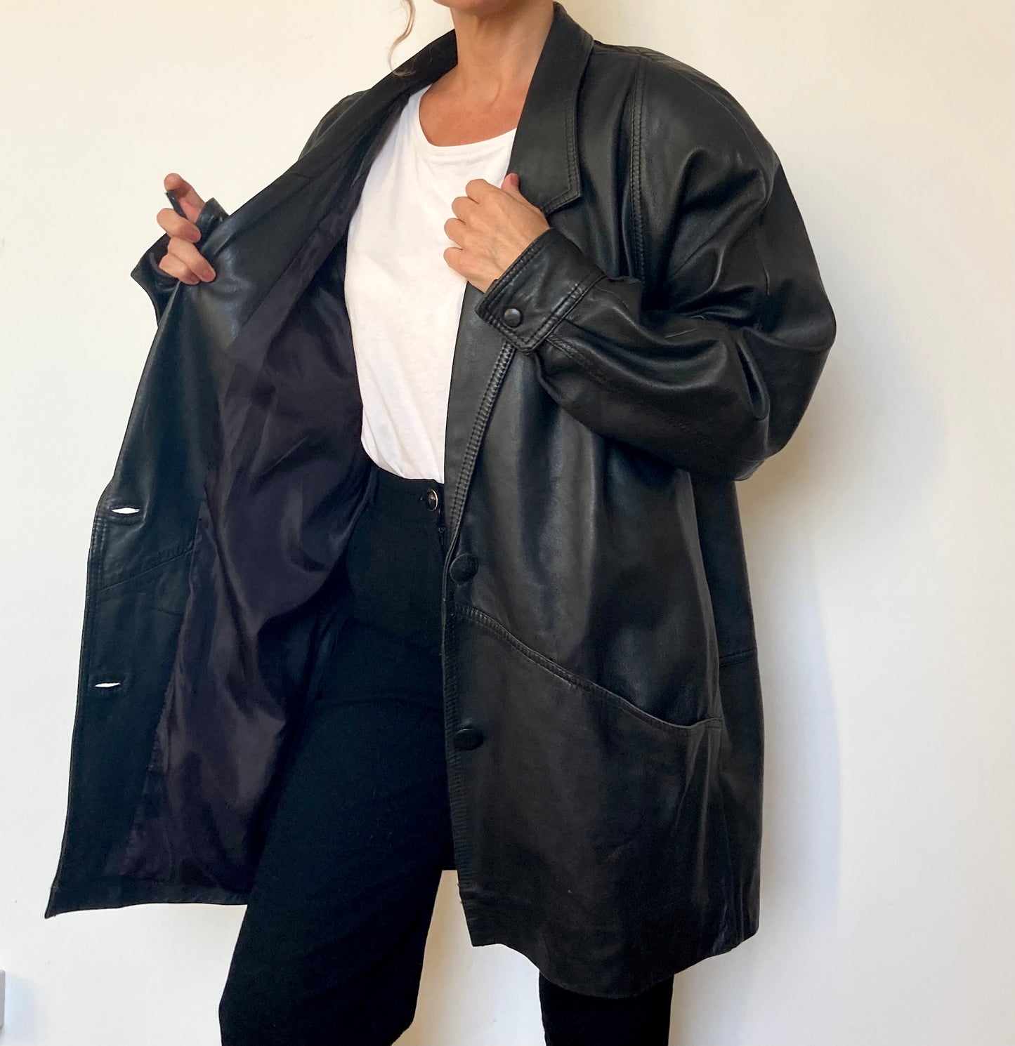 Black leather Jacket