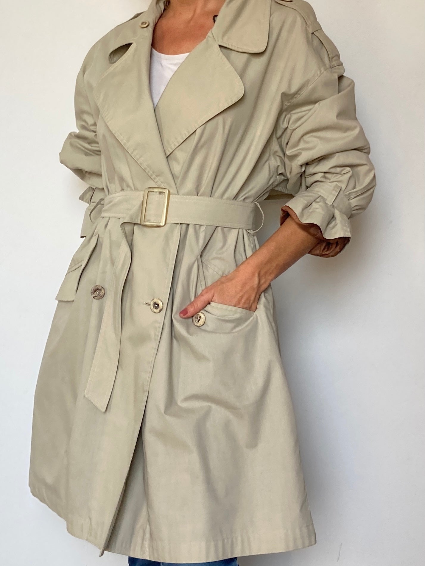 Beige Trench Coat