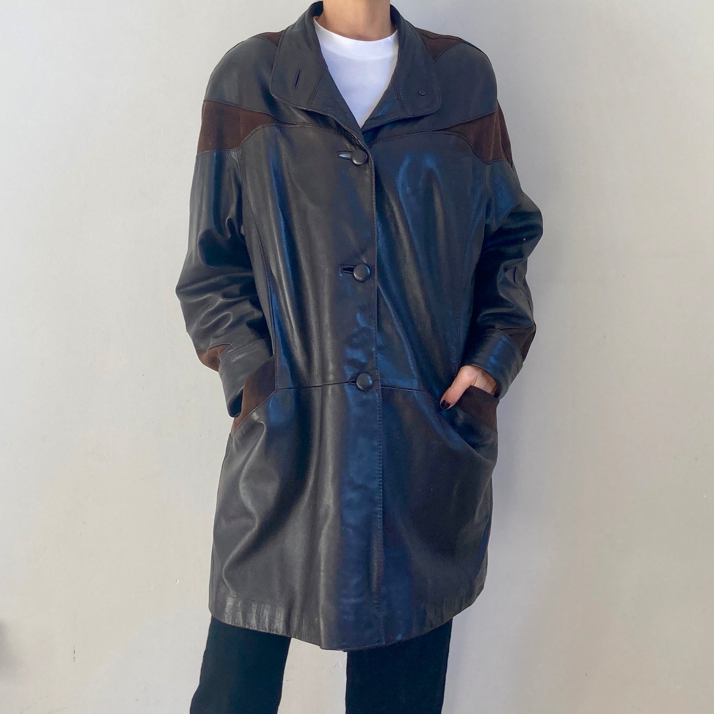 Brown leather Jacket