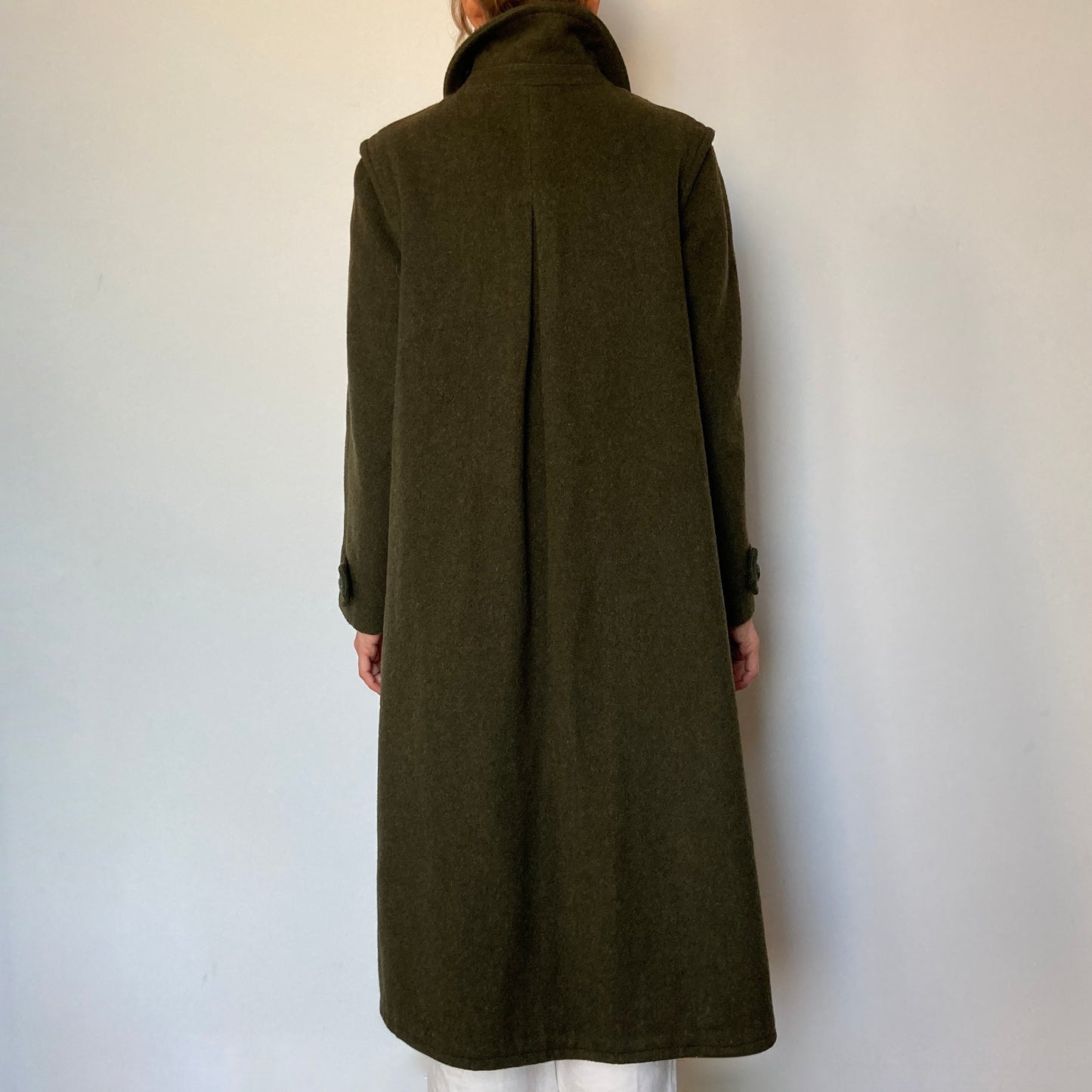 Green wool Coat