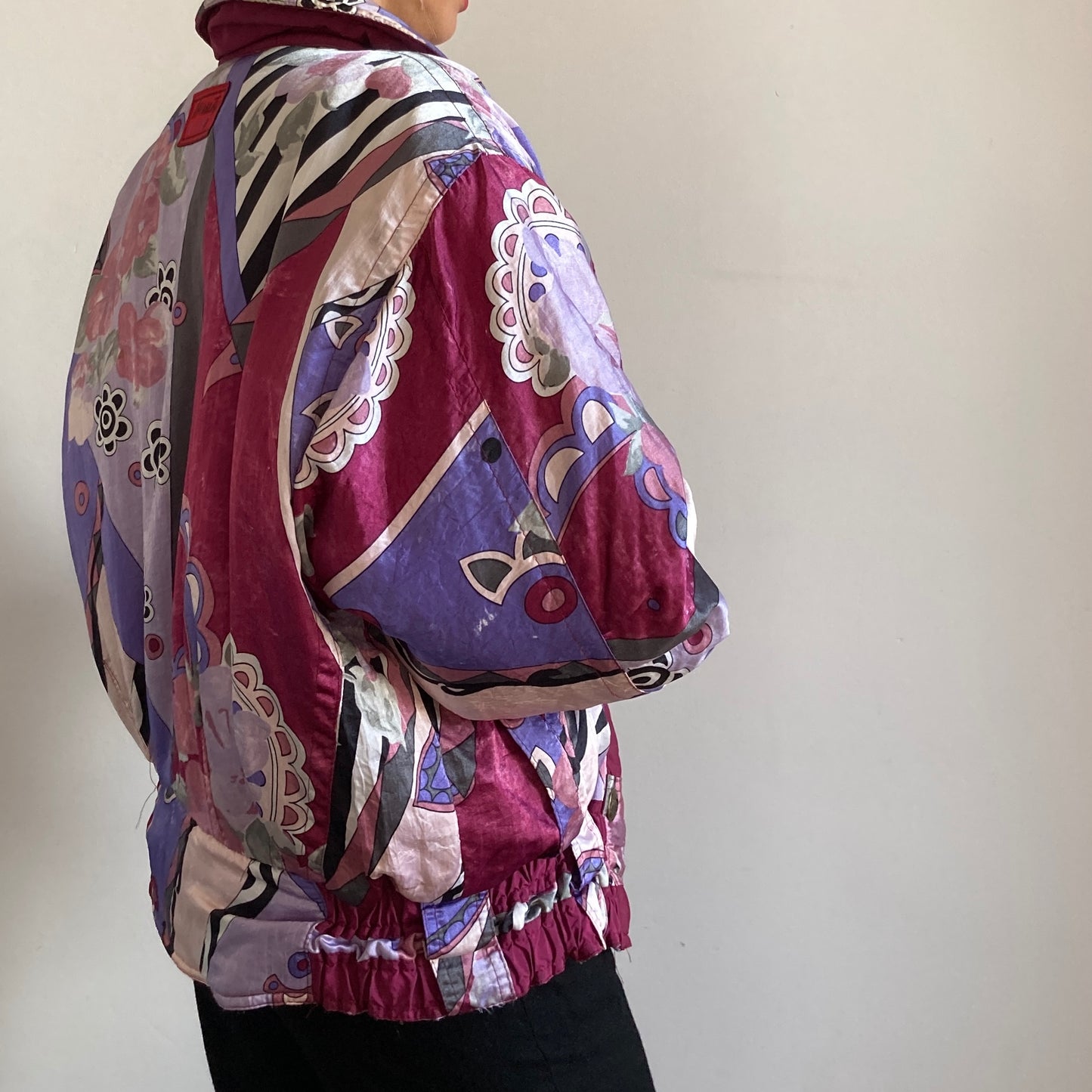 Multicolour ski jacket