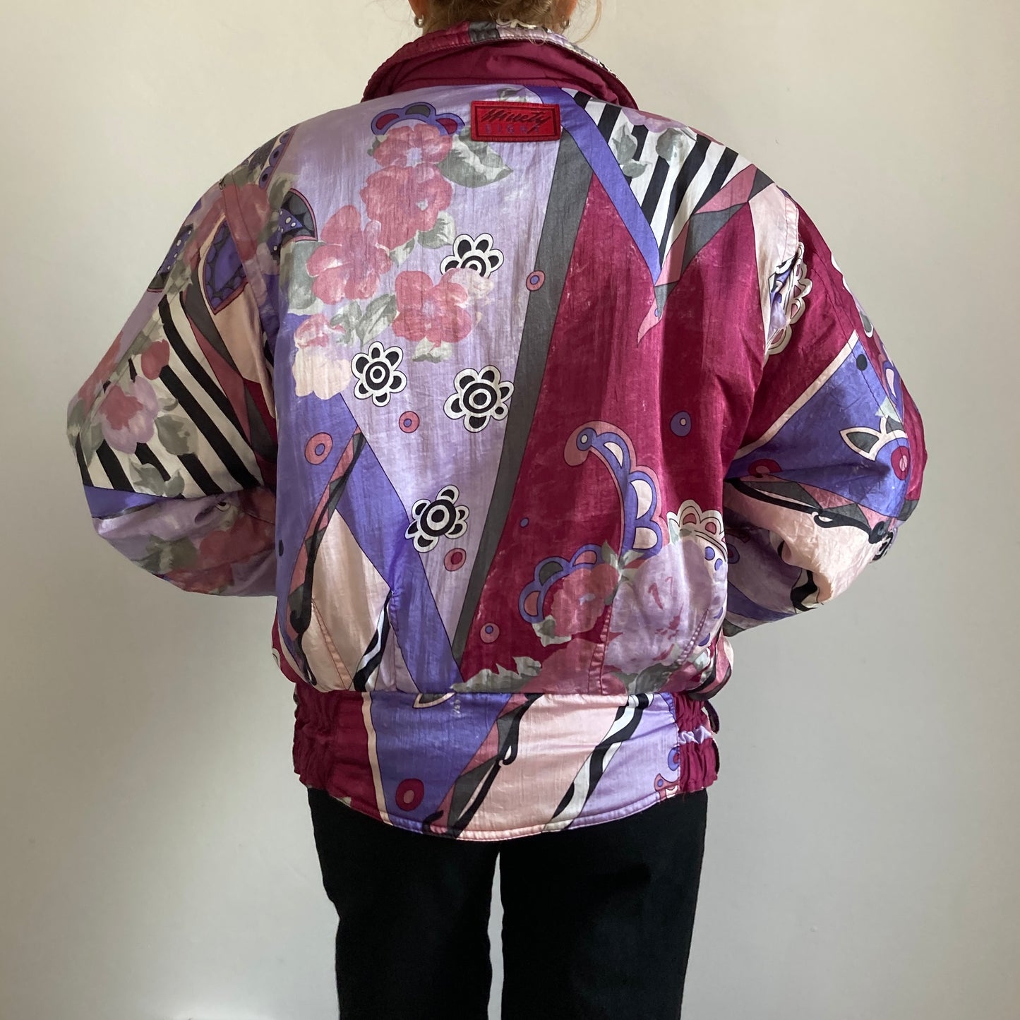 Multicolour ski jacket
