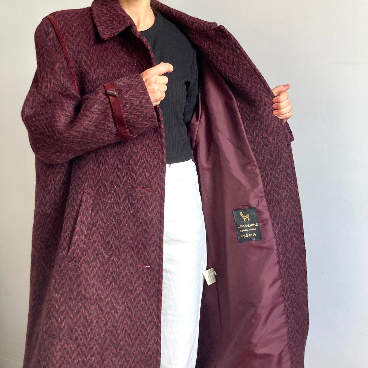 Wool Llama Long Coat