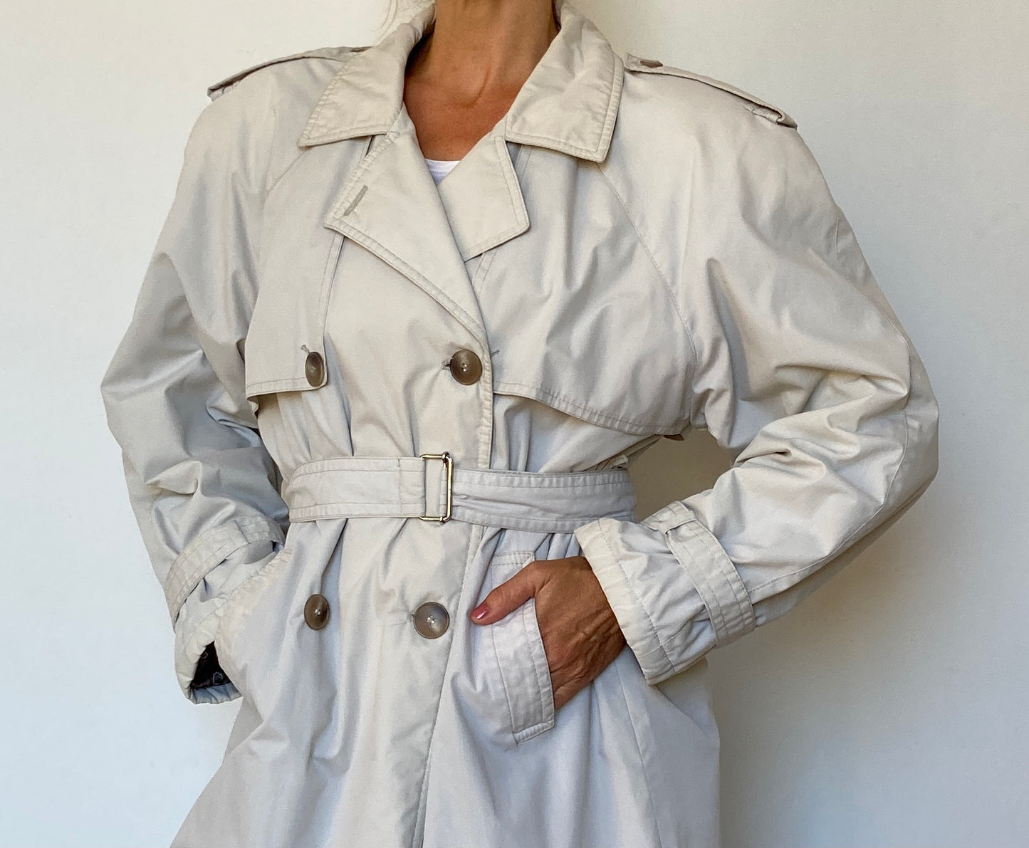 Ivory Trench Coat