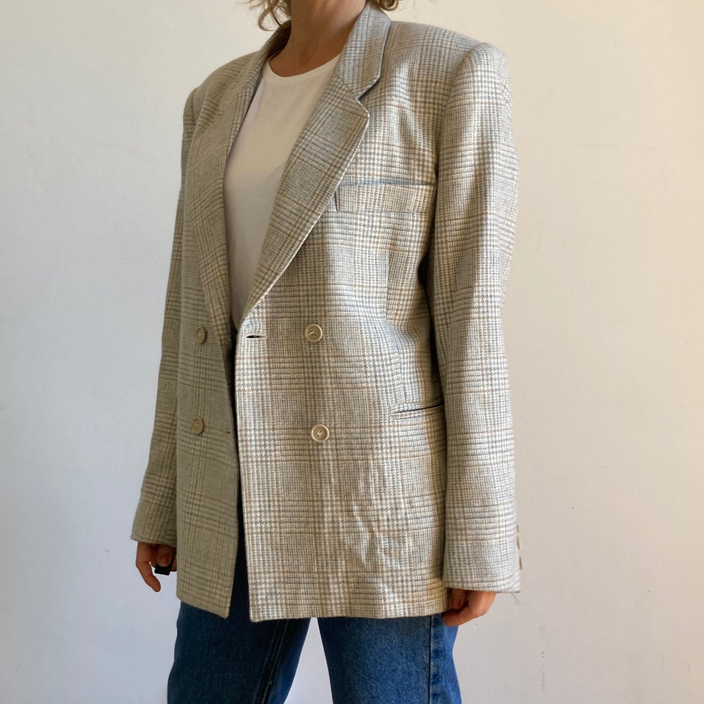 New Vintage Plaid Blazer