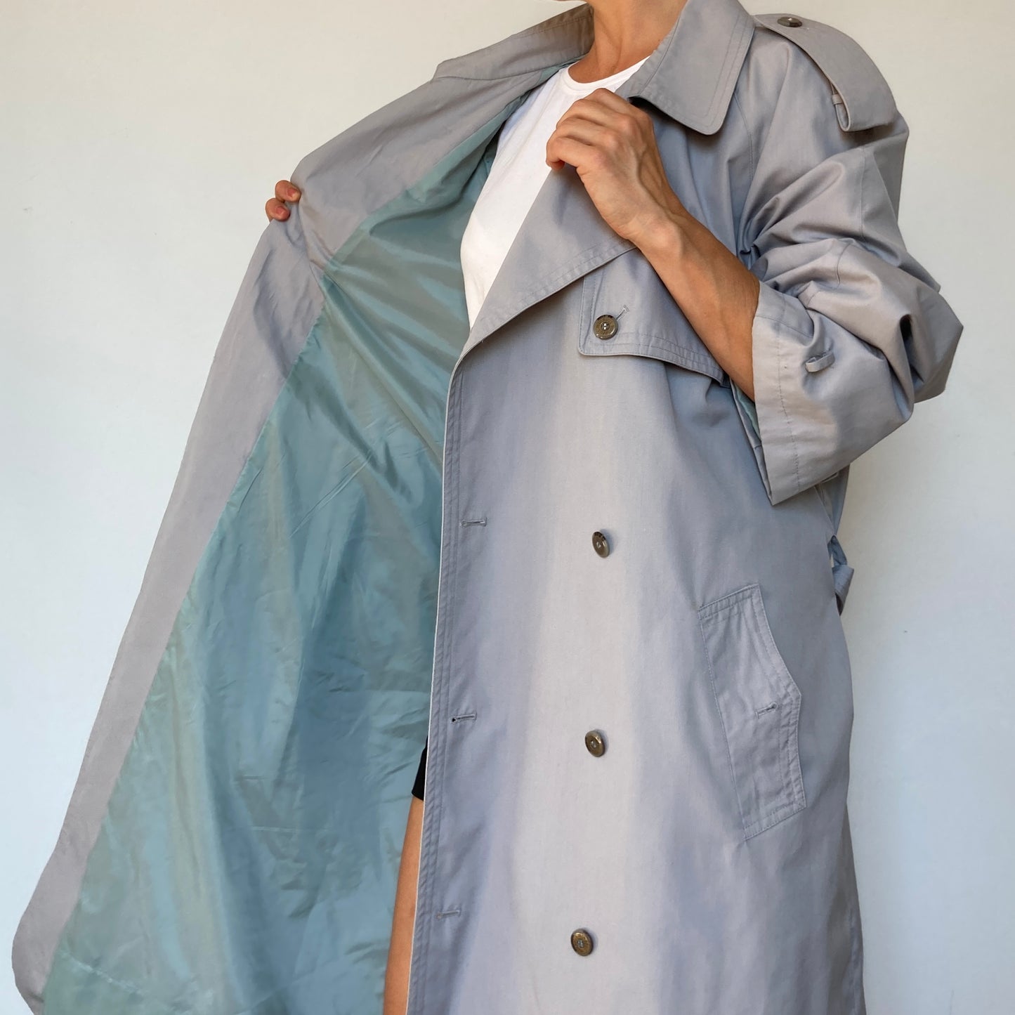 Clear Trench Coat