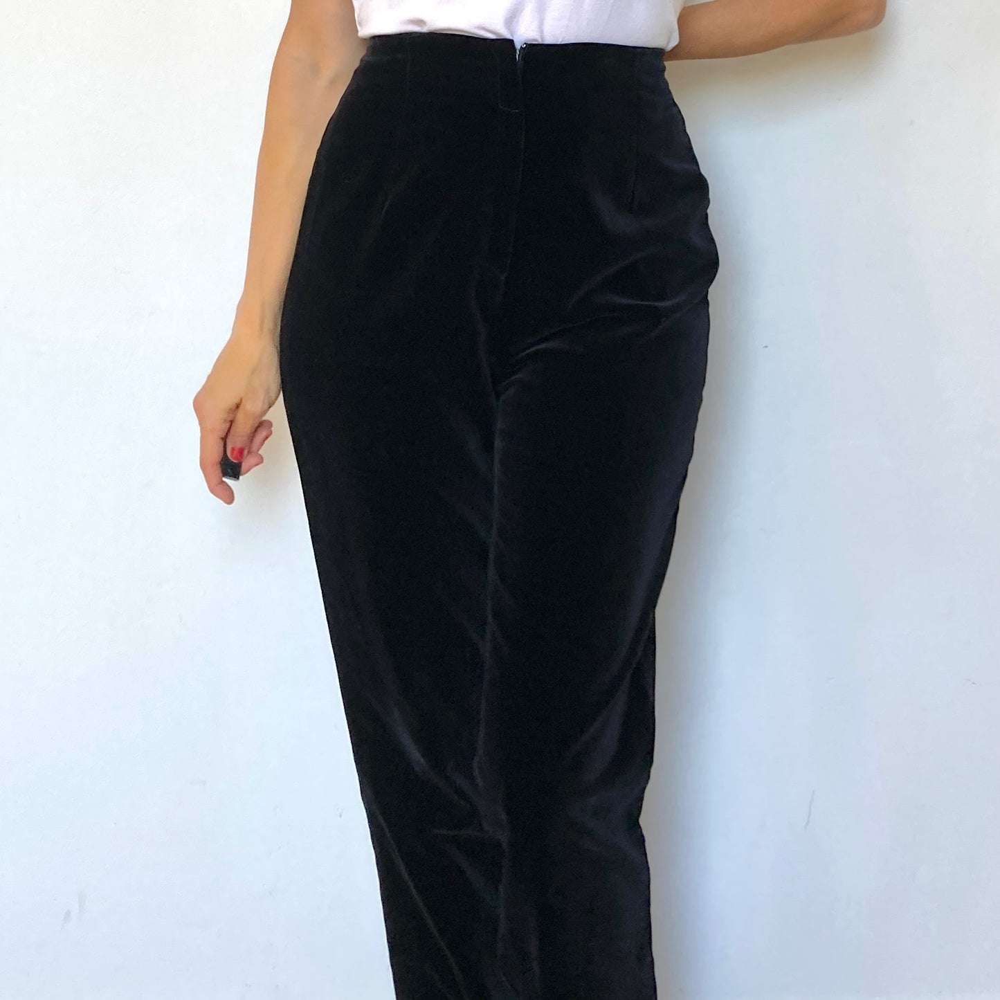 Black Velvet trousers