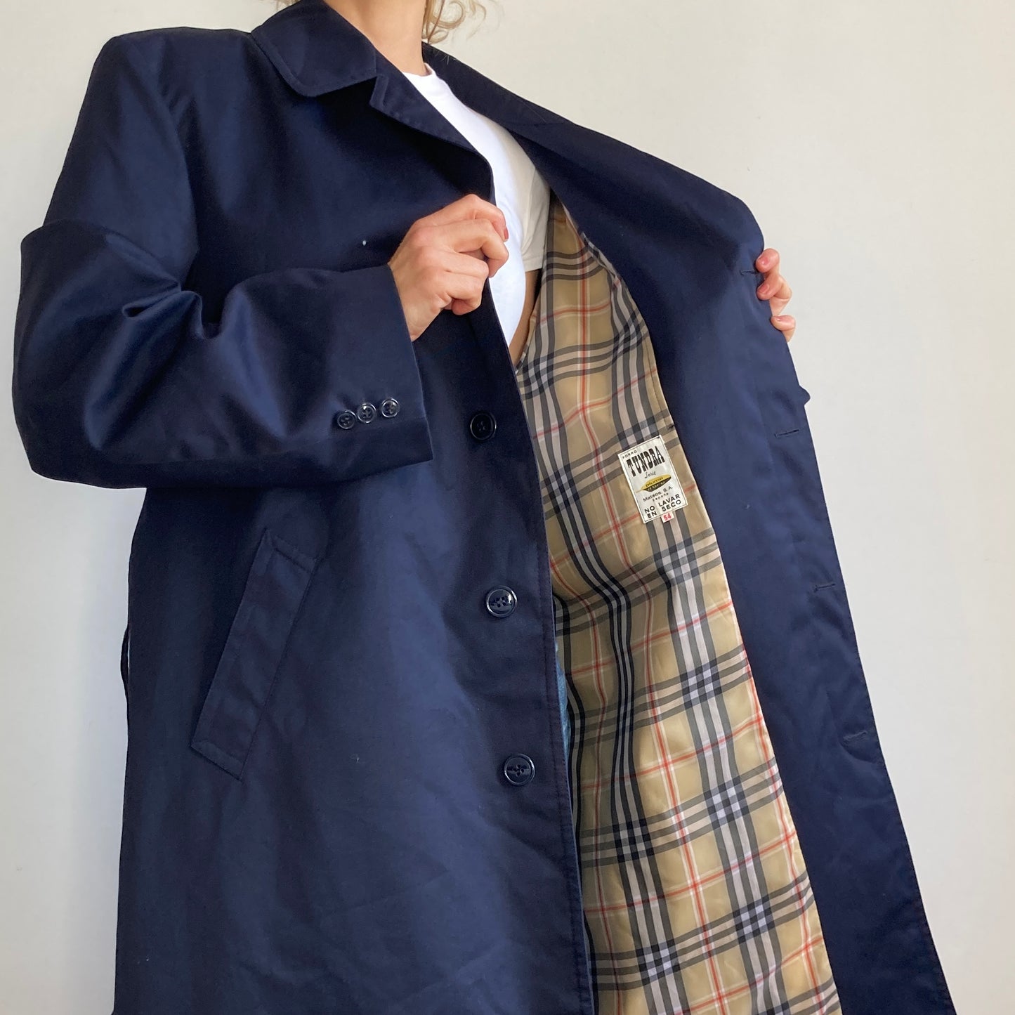 Blue Trench Coat