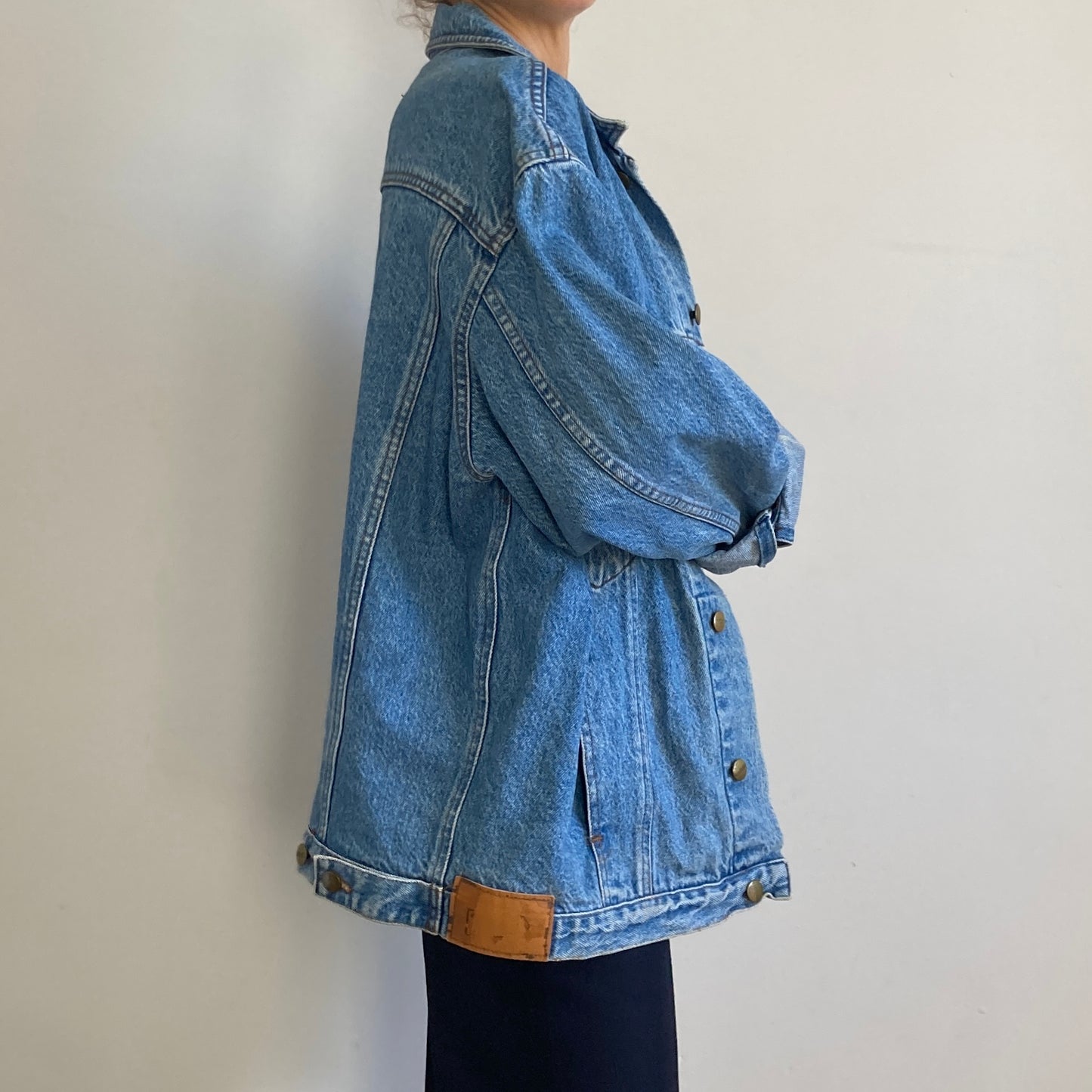 Oversized denim jacket