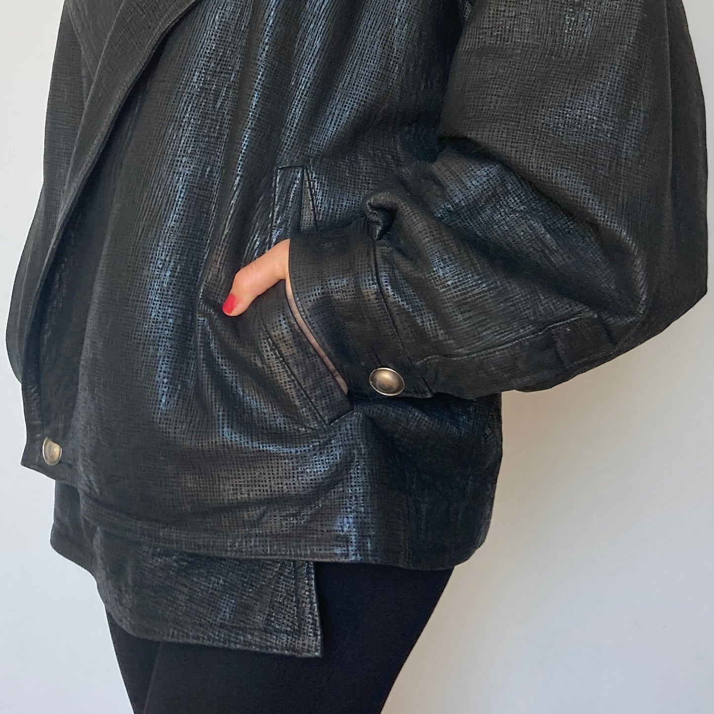 Shiny Leather Jacket
