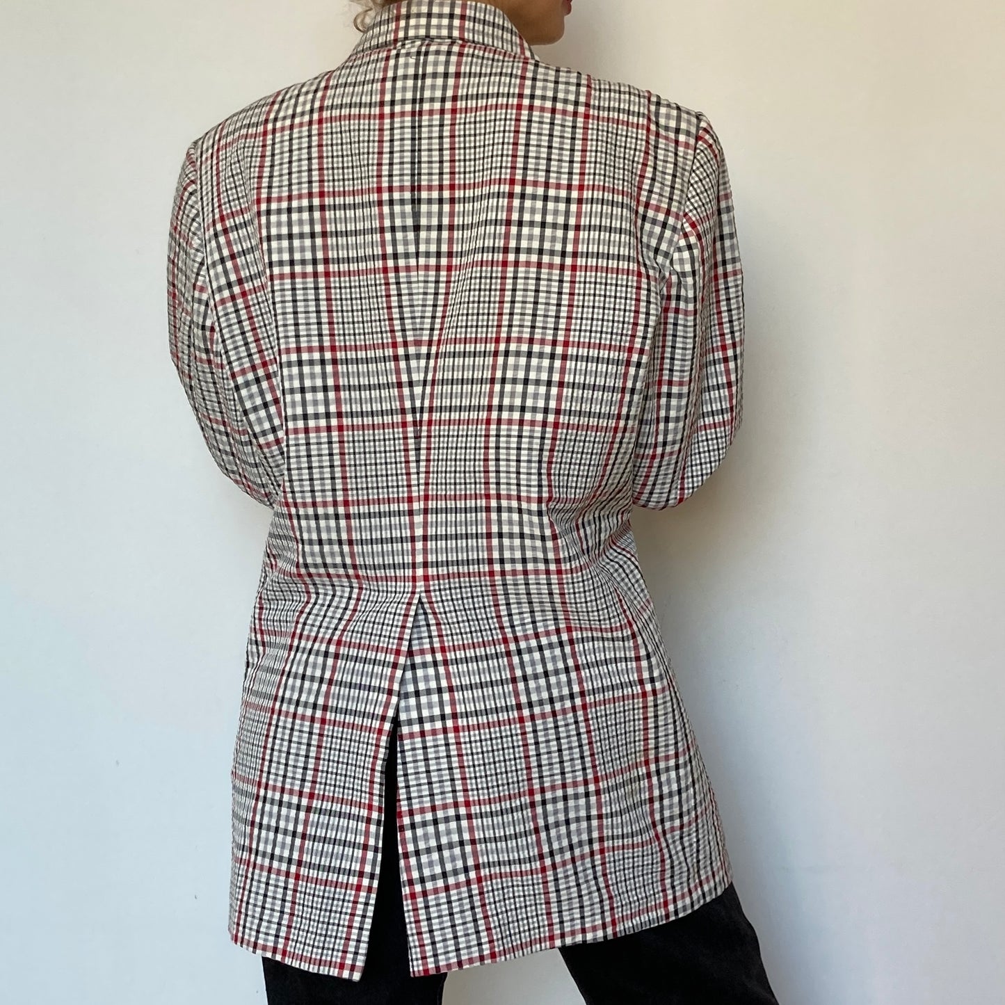 Plaid Blazer