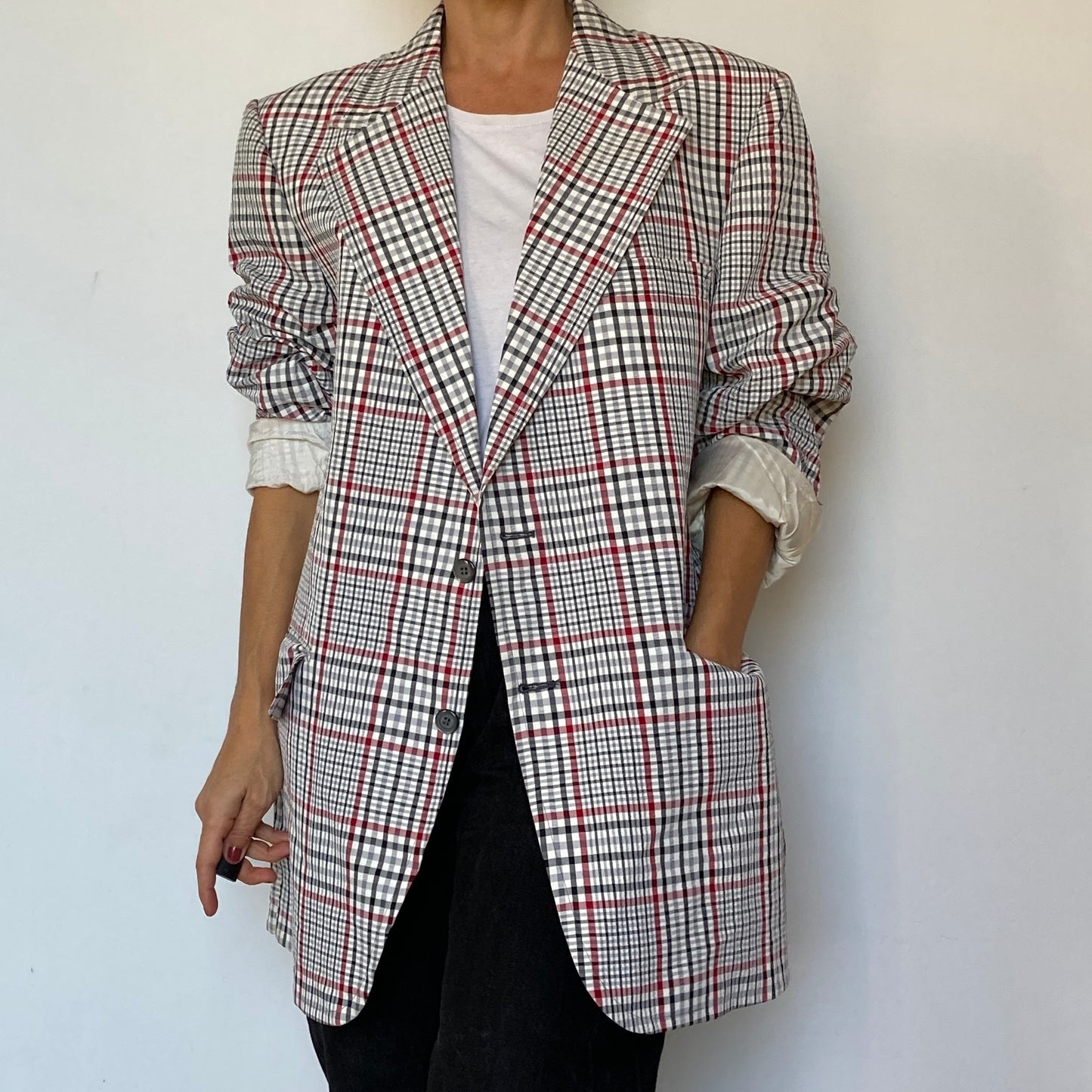 Plaid Blazer