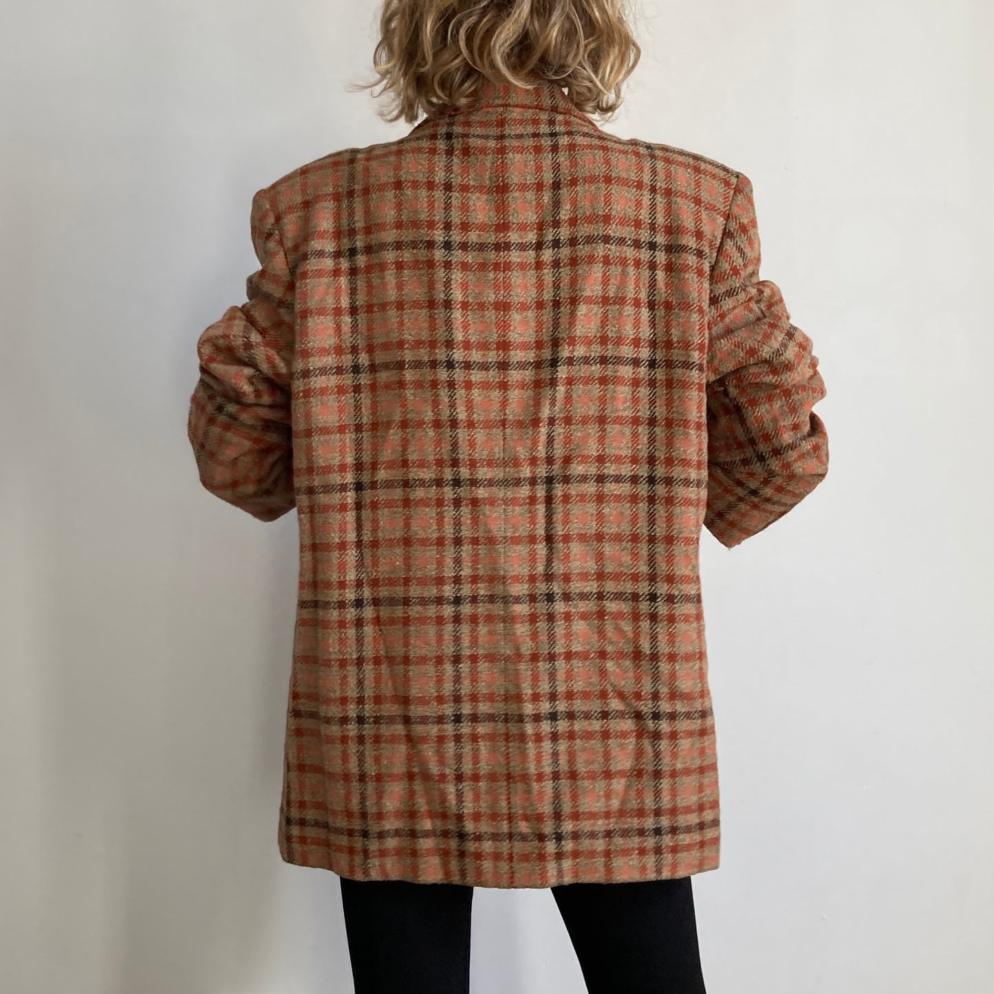 Unisex Plaid Blazer