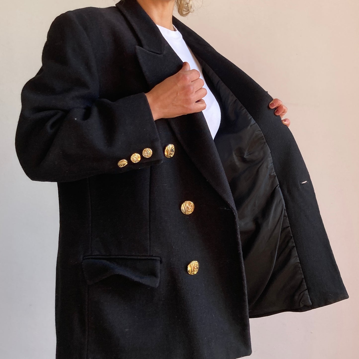 Black Wool Blazer