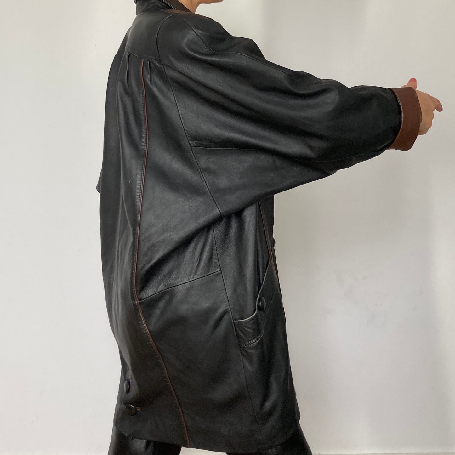 Overcoat Leather jacket
