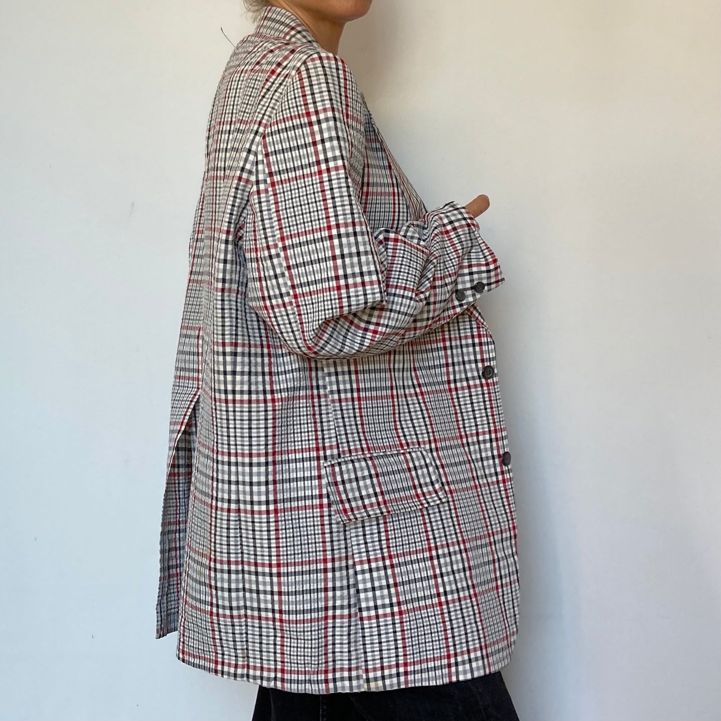 Plaid Blazer