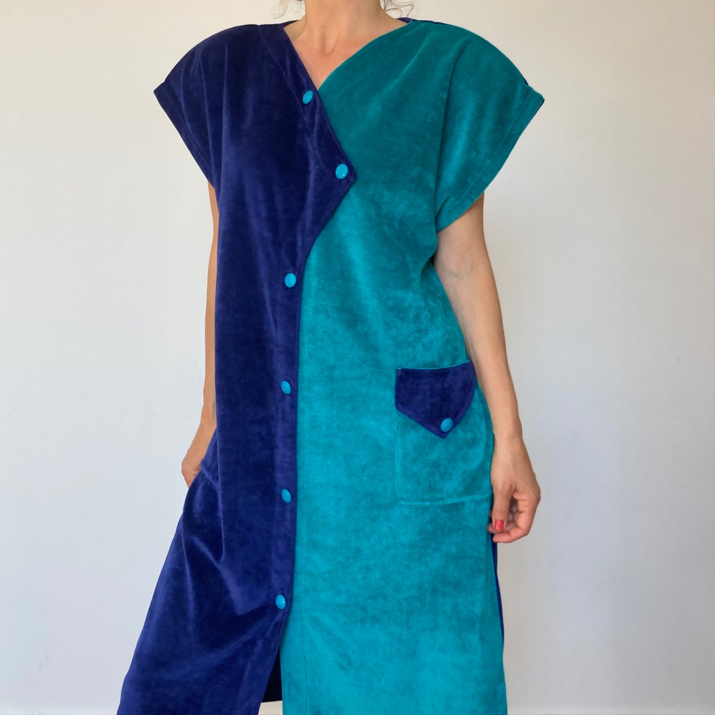 Blue & Turquoise Mod Dress