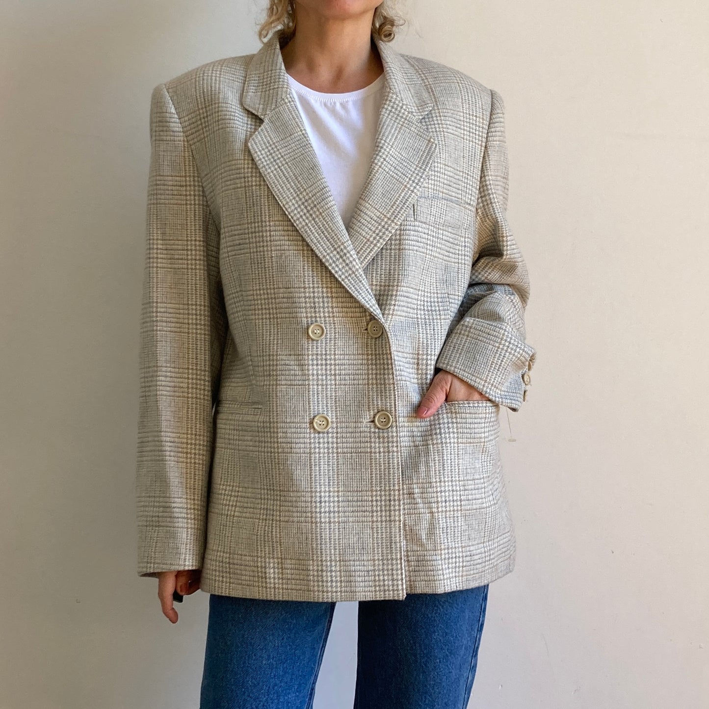 New Vintage Plaid Blazer