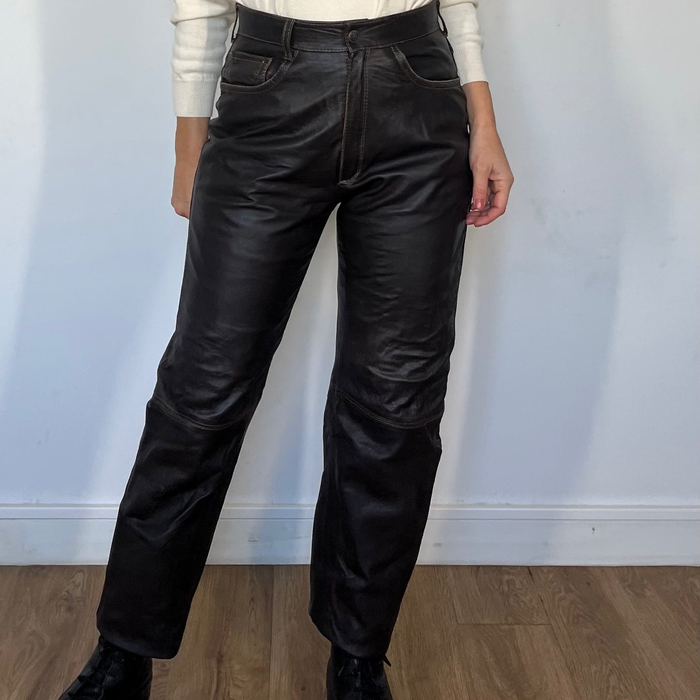 Brown Leather trousers