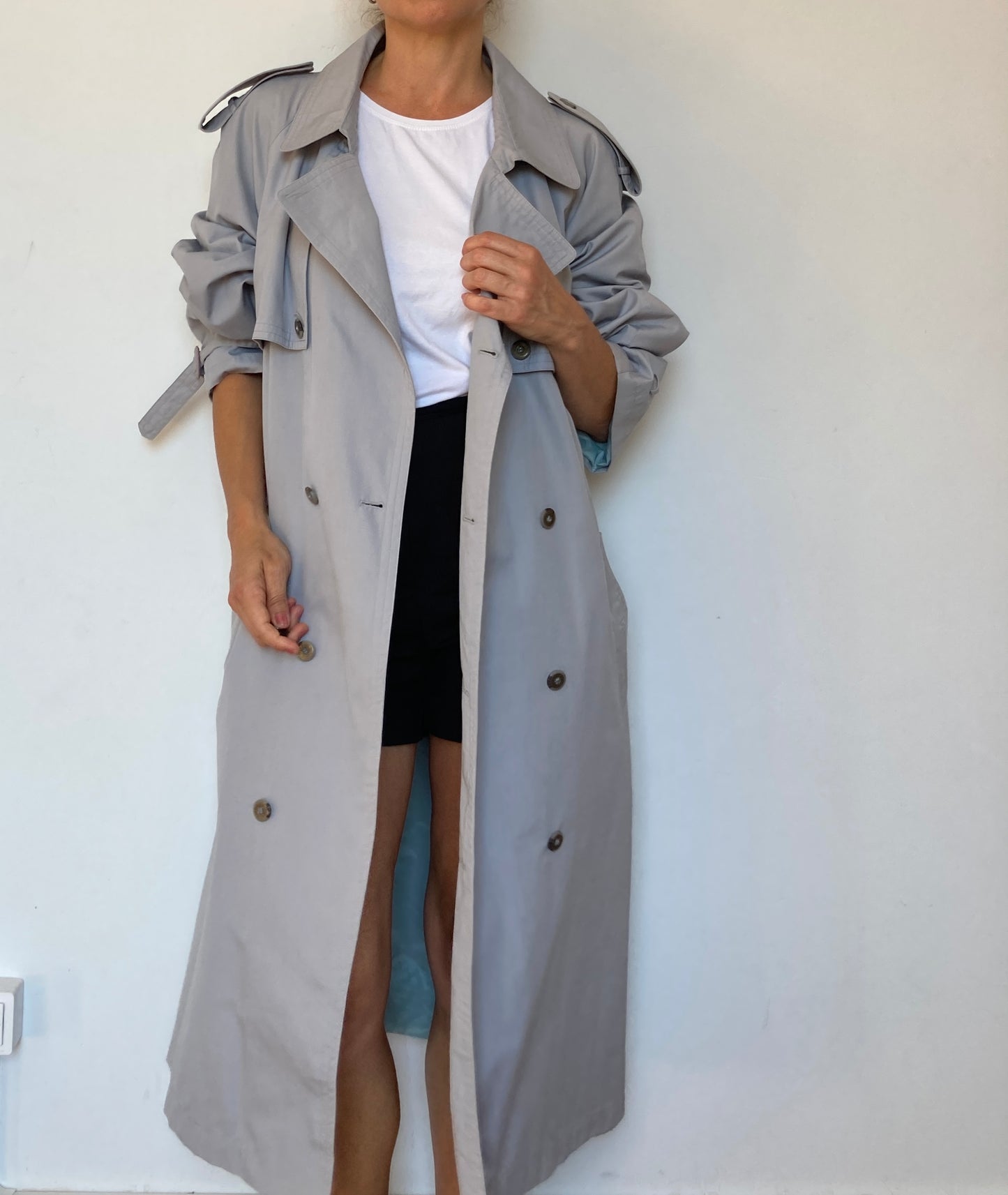 Clear Trench Coat