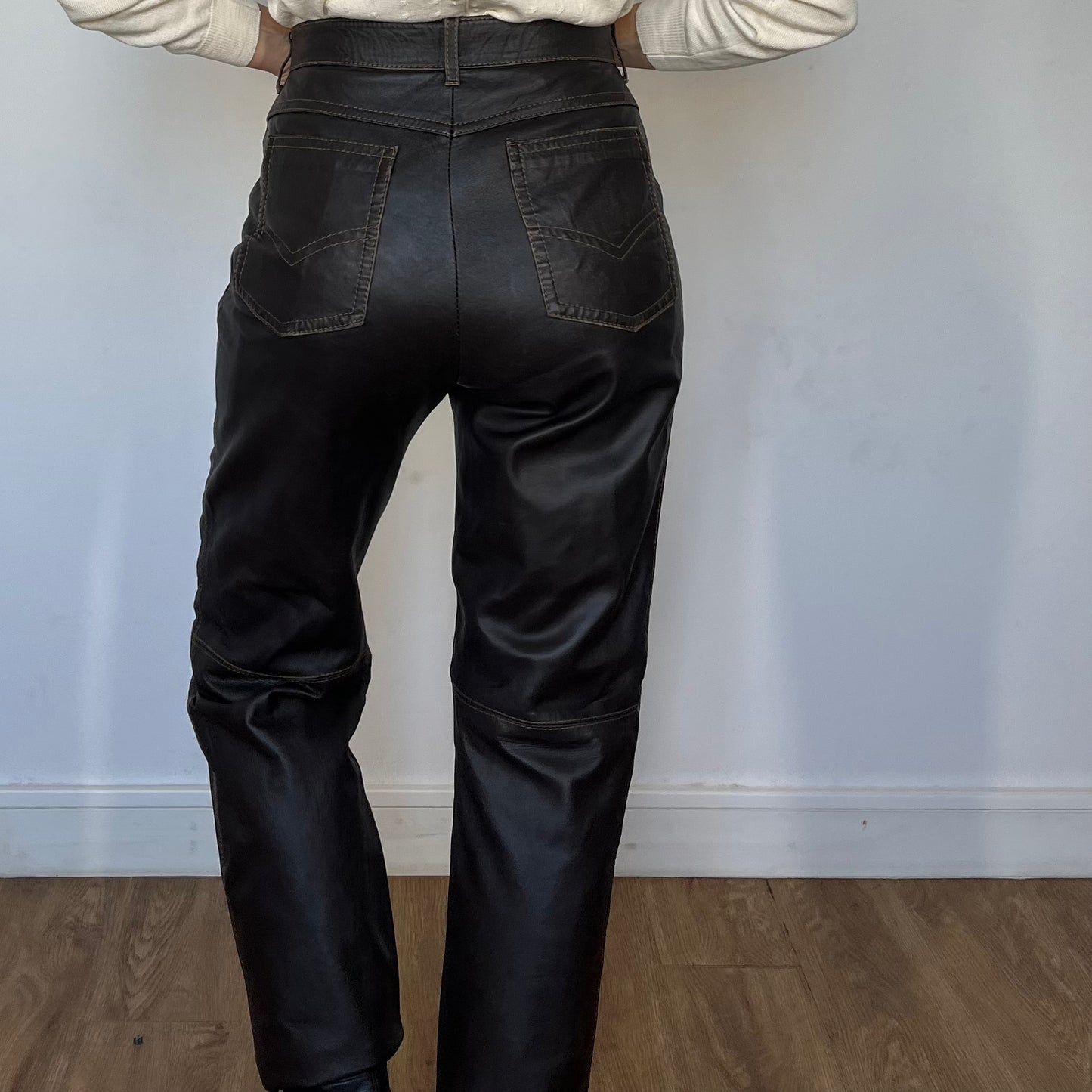 Brown Leather trousers