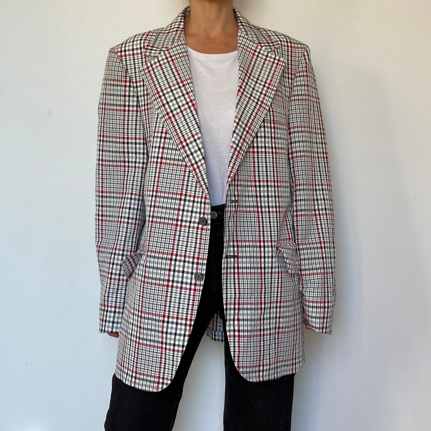 Plaid Blazer