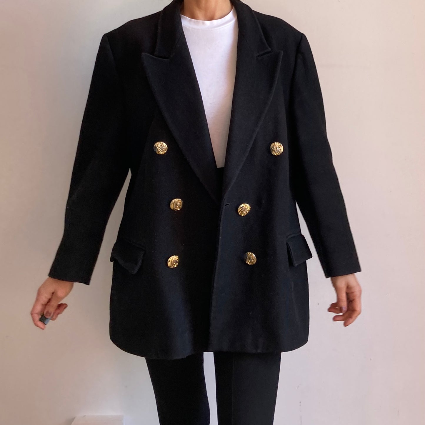 Black Wool Blazer