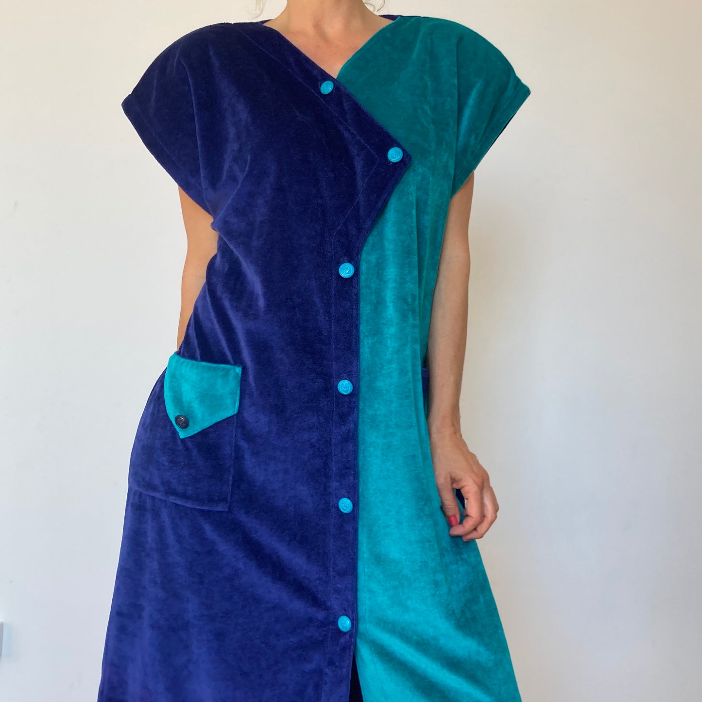 Blue & Turquoise Mod Dress