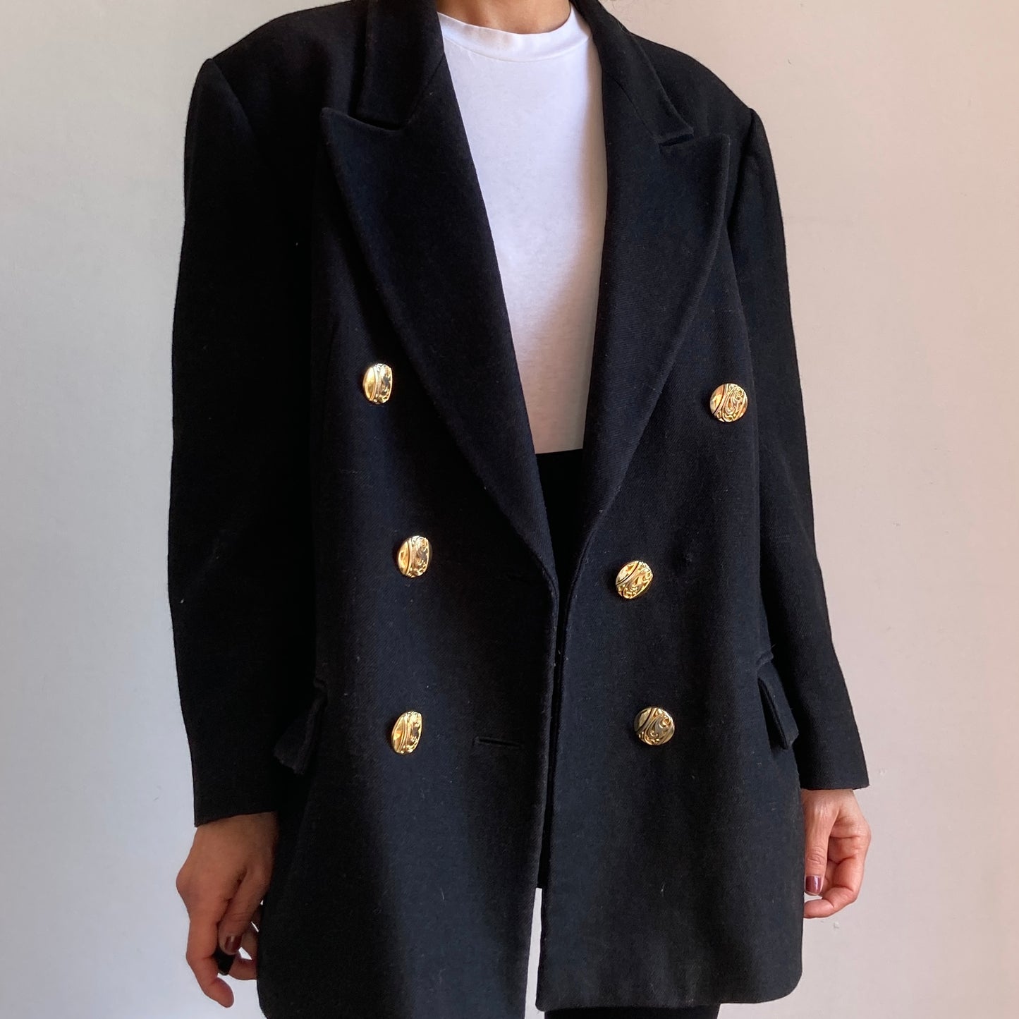 Black Wool Blazer