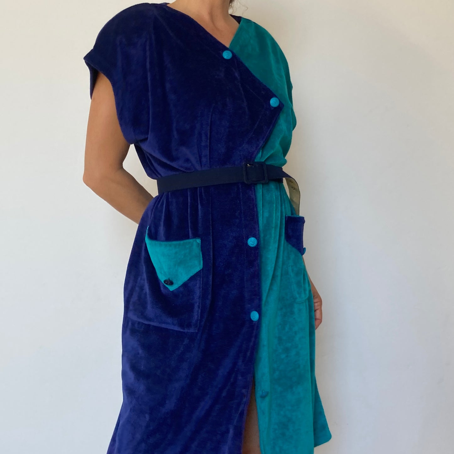 Blue & Turquoise Mod Dress