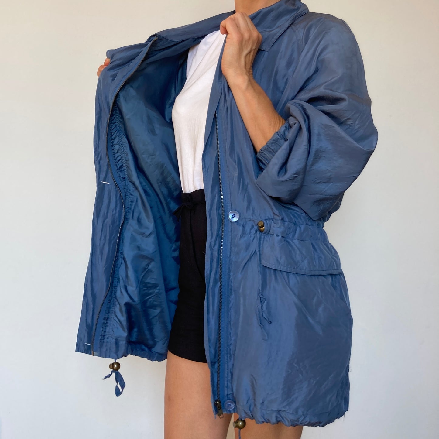 Blue Silk jacket