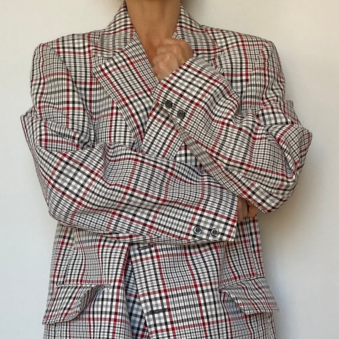 Plaid Blazer